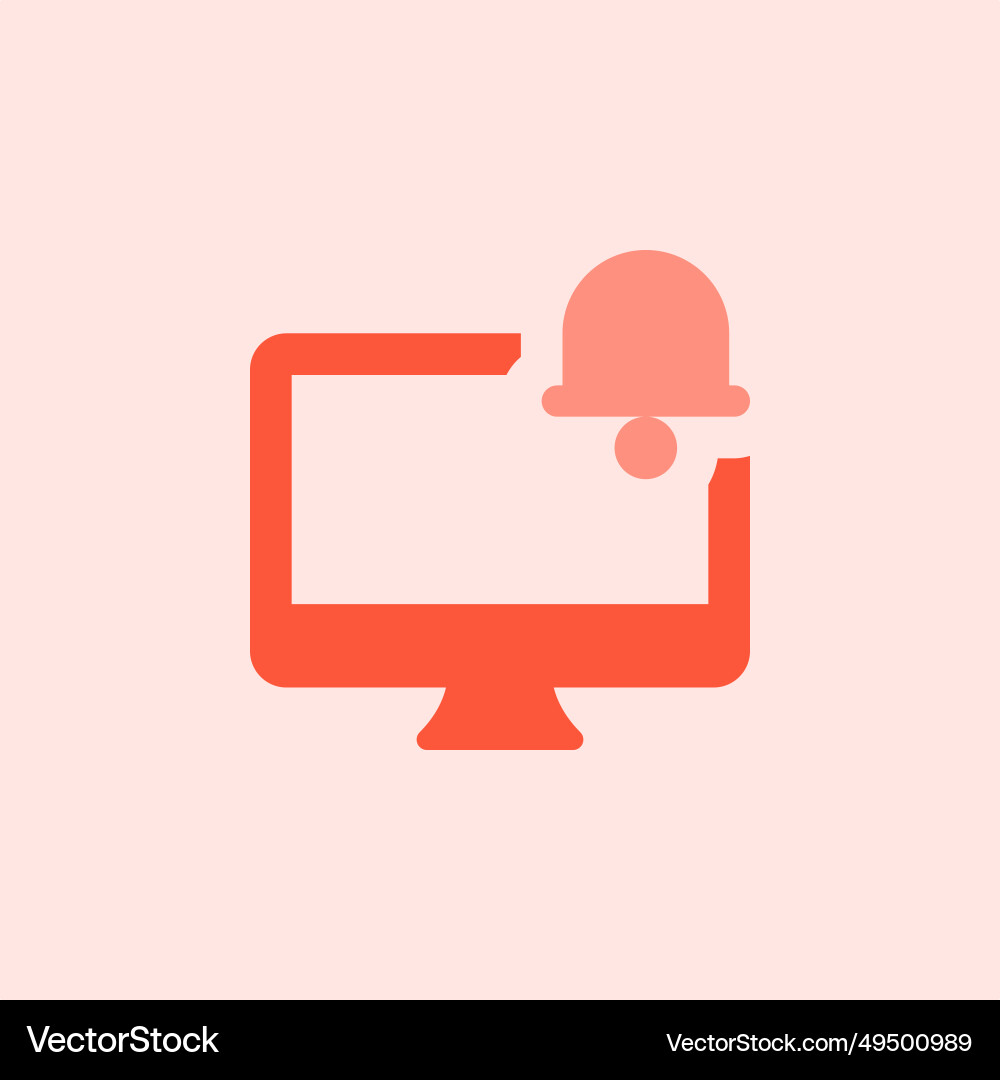 Popups are used to notify users vector image