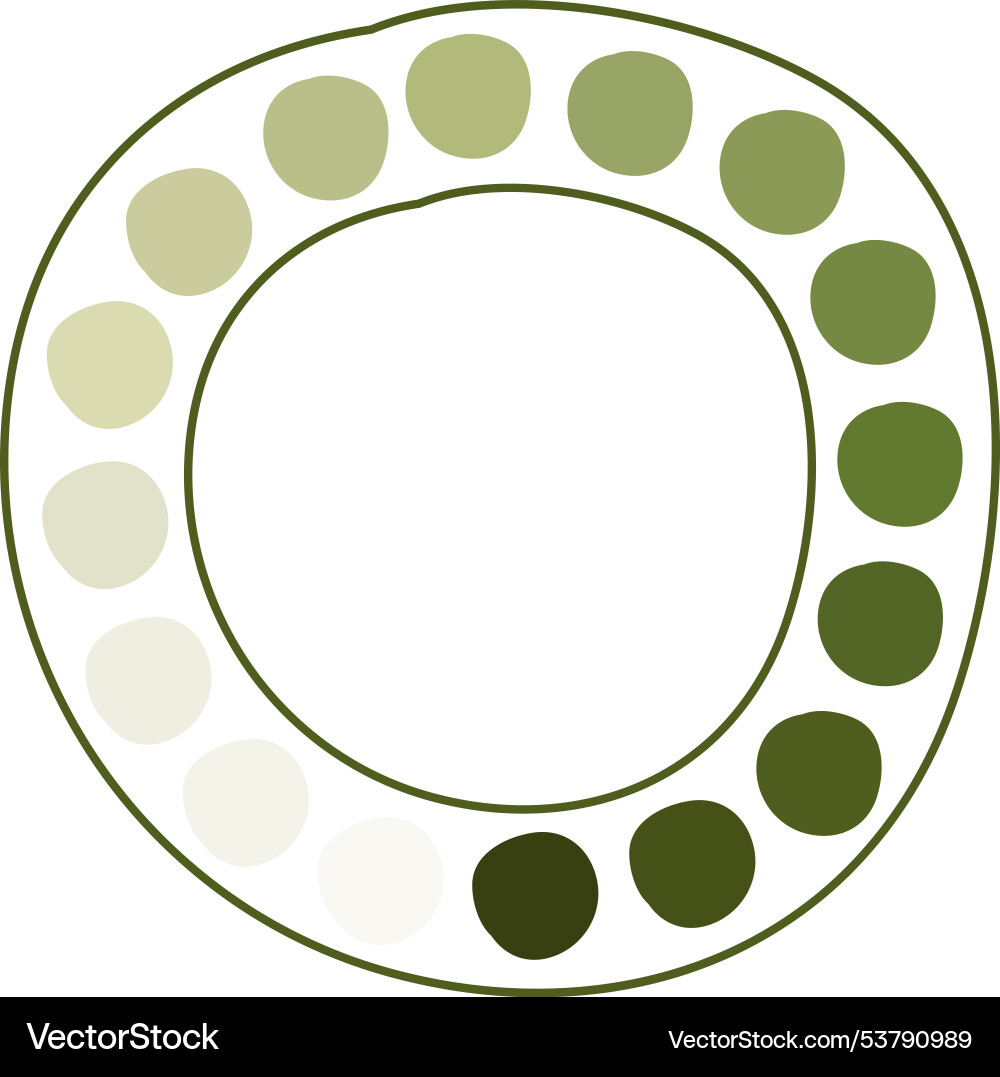 Spinner progress circle indicator vector image