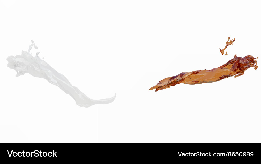 Water splash isolated 3d Vector Image