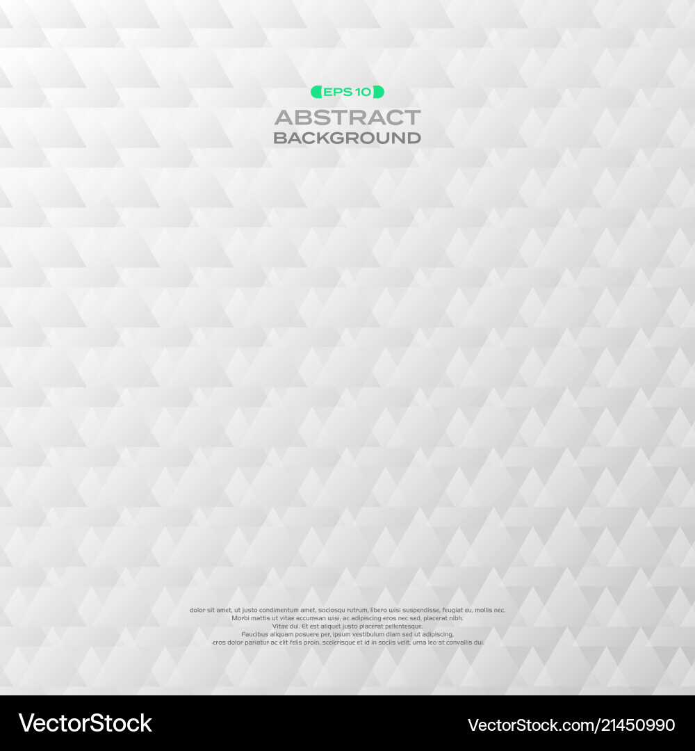 Abstract of grey triangle gradient pattern vector image