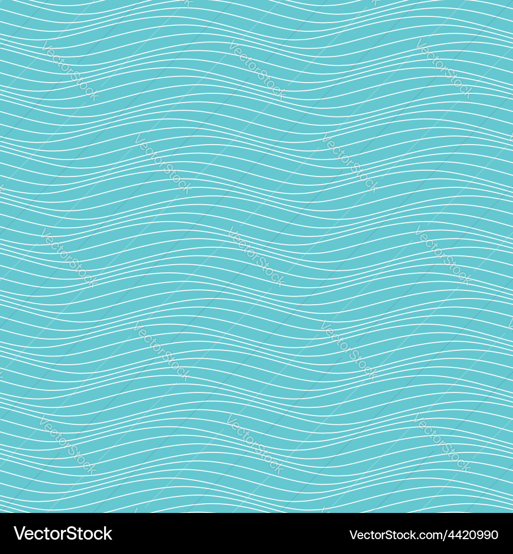 Blue Wave Pattern vector image