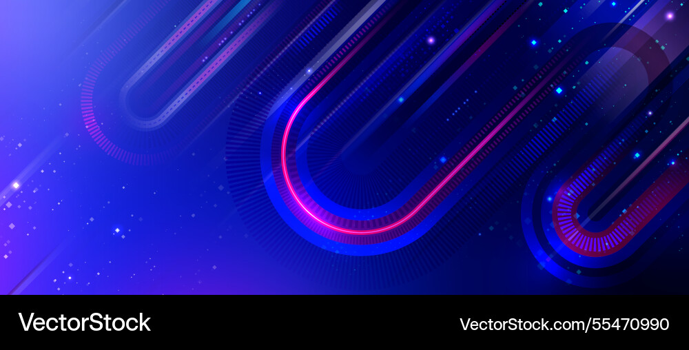 Dynamic neon speed motion abstract background Dynamic neon speed motion abstract background Vector Image