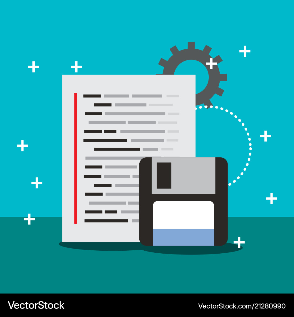 Program coding website Program coding website vector image