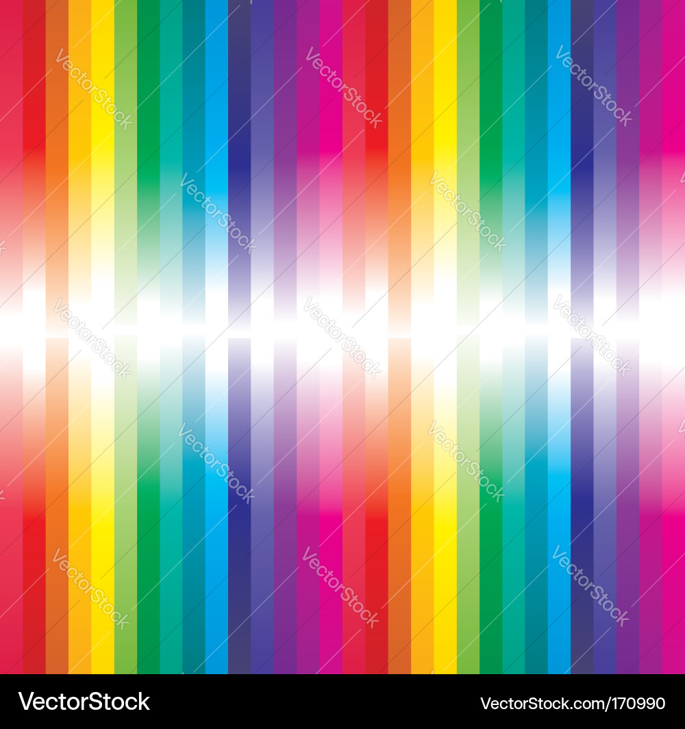 Rainbow Gradient Stripes Vector Image