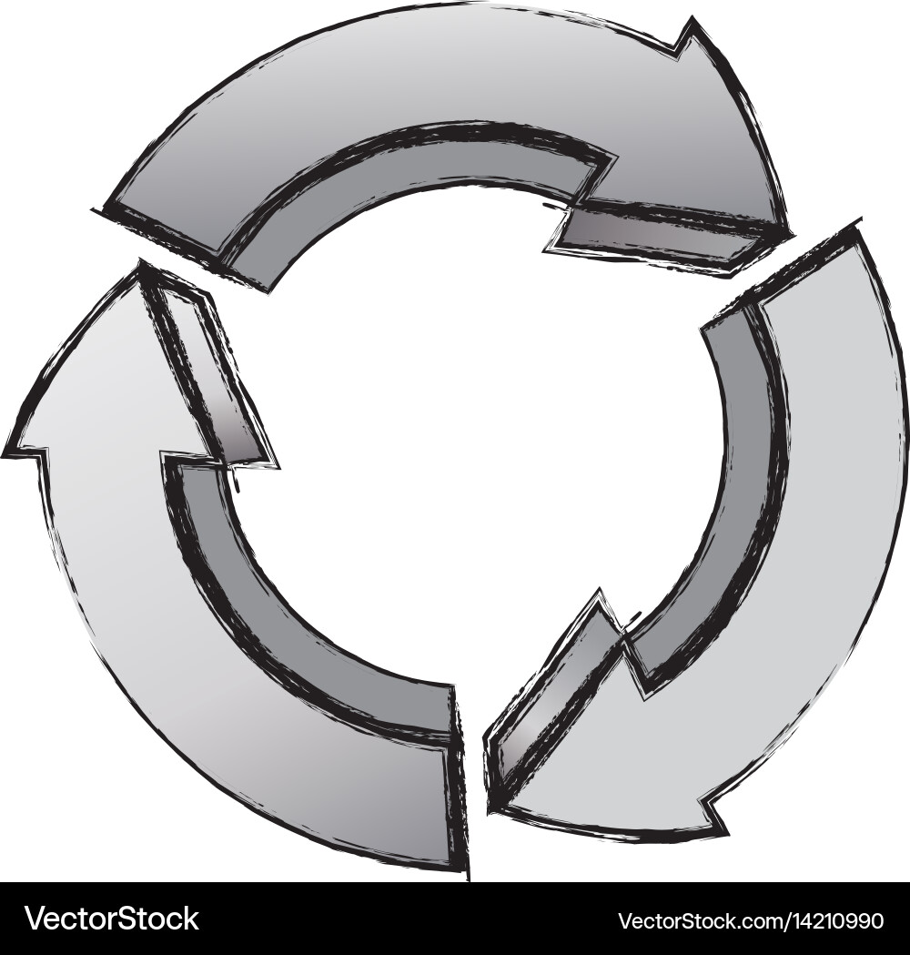 Recycle reduce and reuse Vector Image