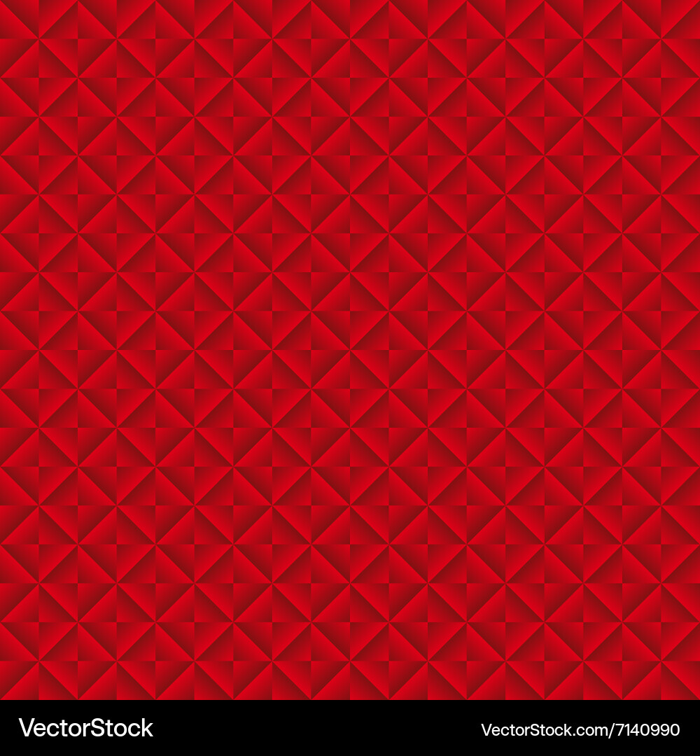 Red Geometric Square Pattern Vector Image