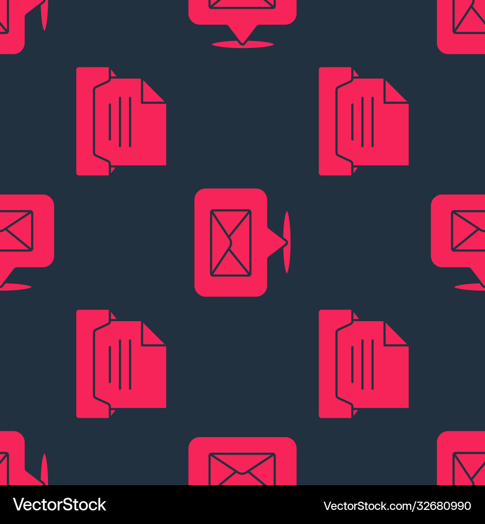 Set drawer with document and speech bubble Set drawer with document and speech bubble vector image