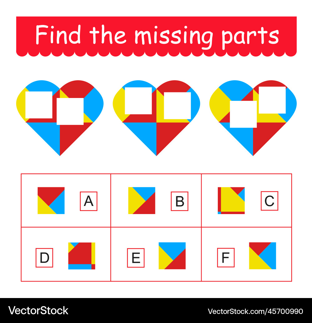 Task for the development of logic children Task for the development of logic children vector image