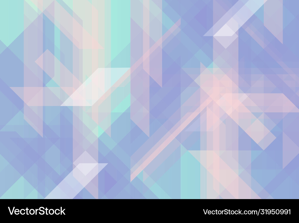 Abstract geometric banner with triangular pattern Vector Image
