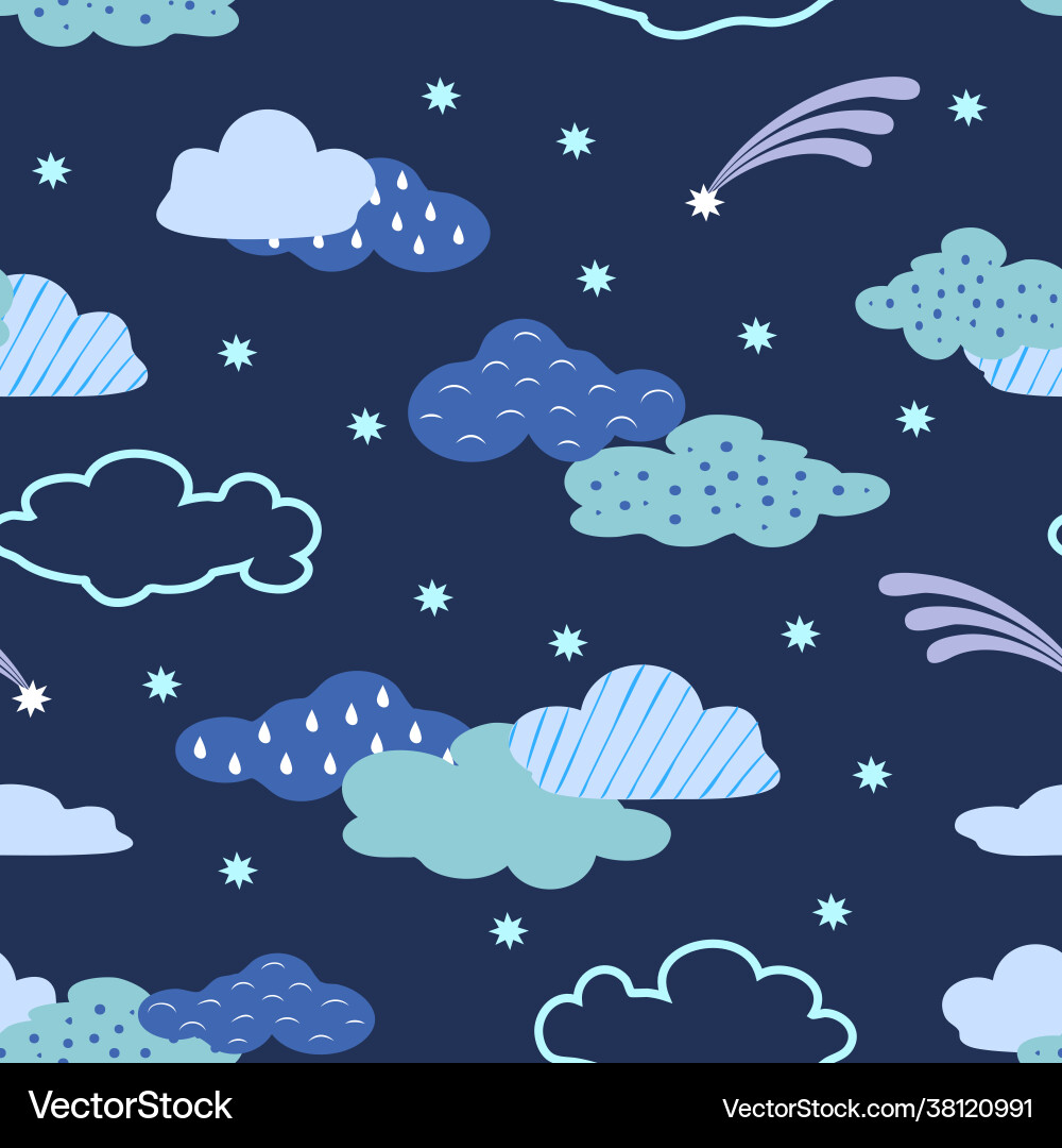 Abstract pattern with clouds Abstract pattern with clouds vector image