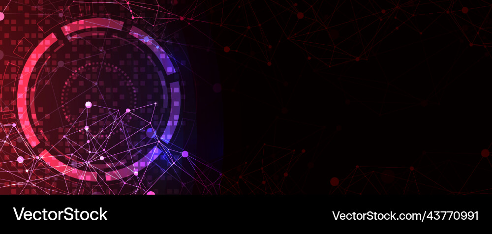 Wireframe background with plexus effect Wireframe background with plexus effect Vector Image