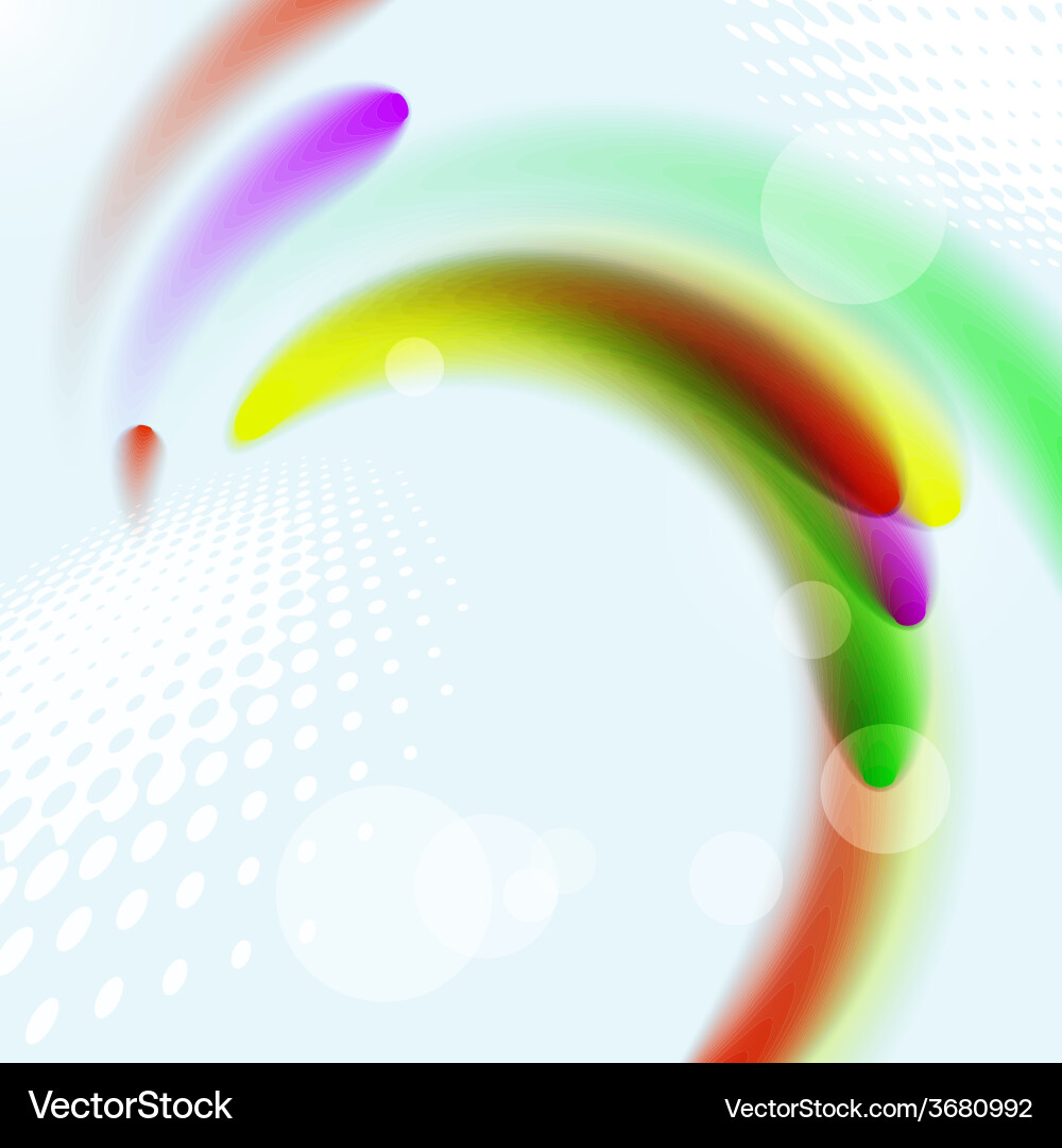 Abstract colorful stylish wave design Vector Image