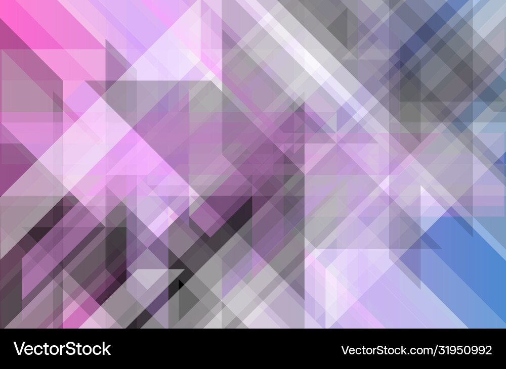 Abstract geometric banner with triangular pattern Vector Image