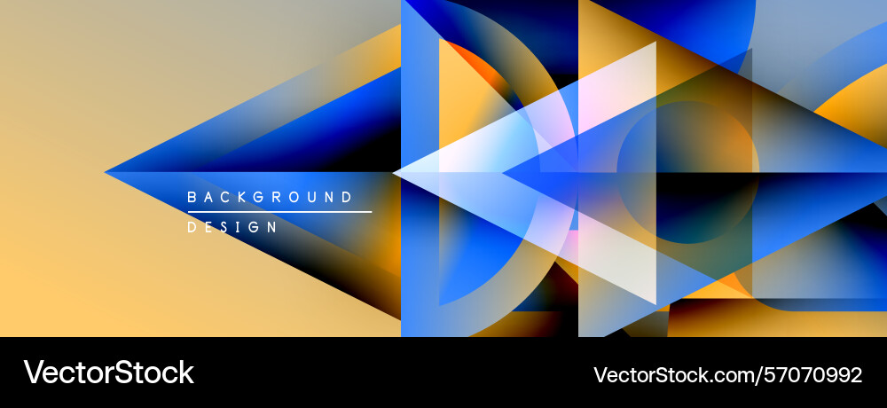 Abstract geometric design overlapping shapes Abstract geometric design overlapping shapes vector image