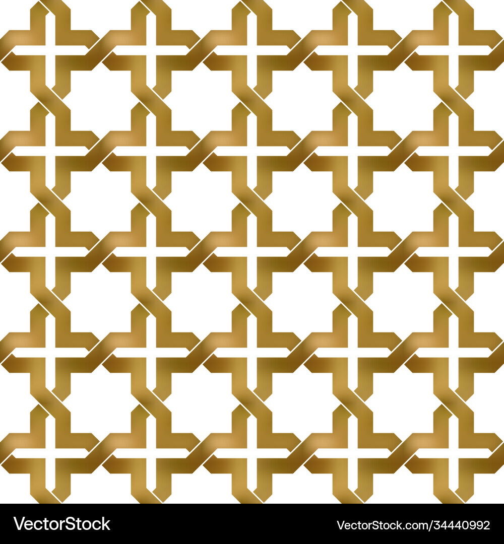 Abstract repeatable pattern background golden Abstract repeatable pattern background golden vector image