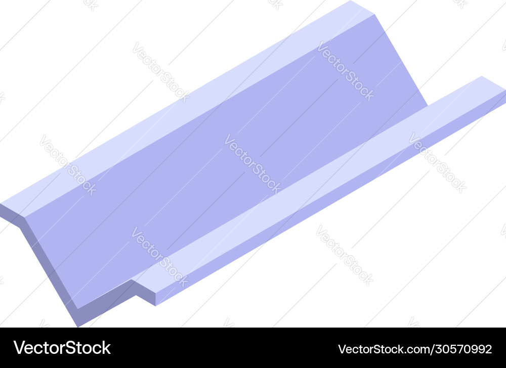Architecture gutter icon isometric style Architecture gutter icon isometric style Vector Image