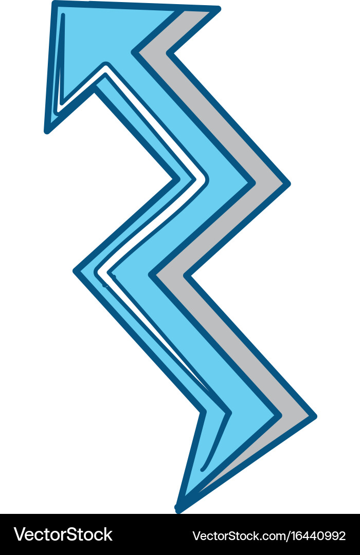 Arrow pointer symbol vector image