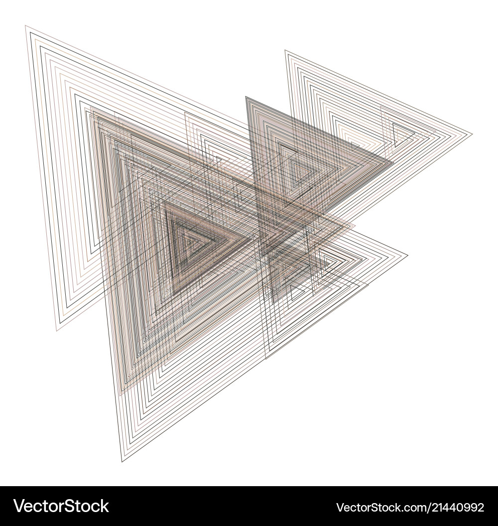 Background abstract geometric triangle pattern vector image