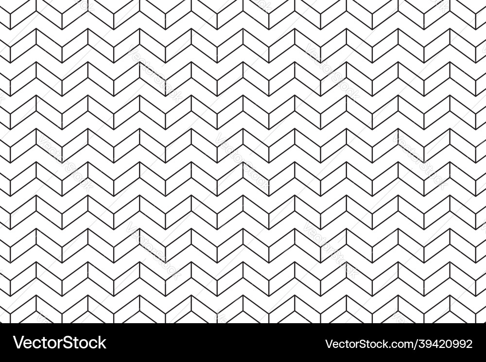 Chevron pattern with lines on a white background Chevron pattern with lines on a white background vector image