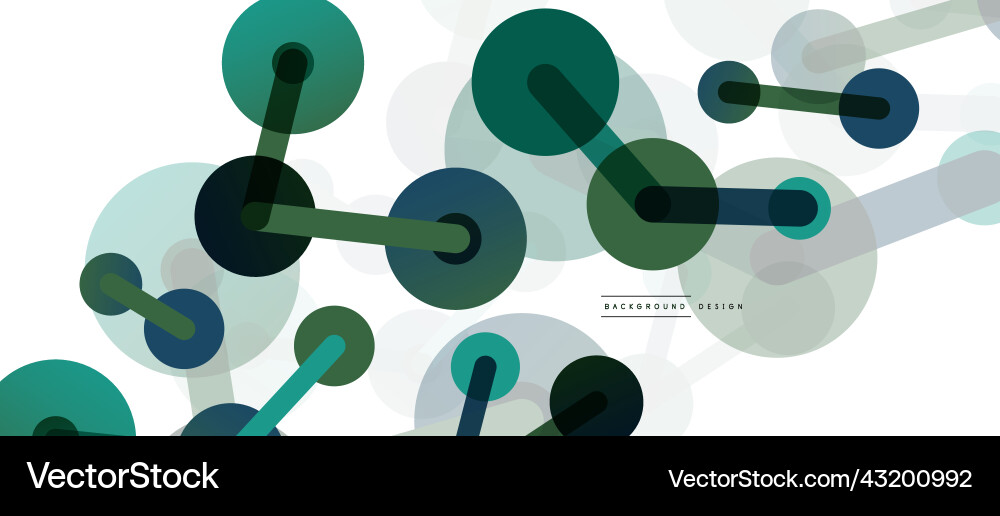 Network concept abstract background dots Vector Image