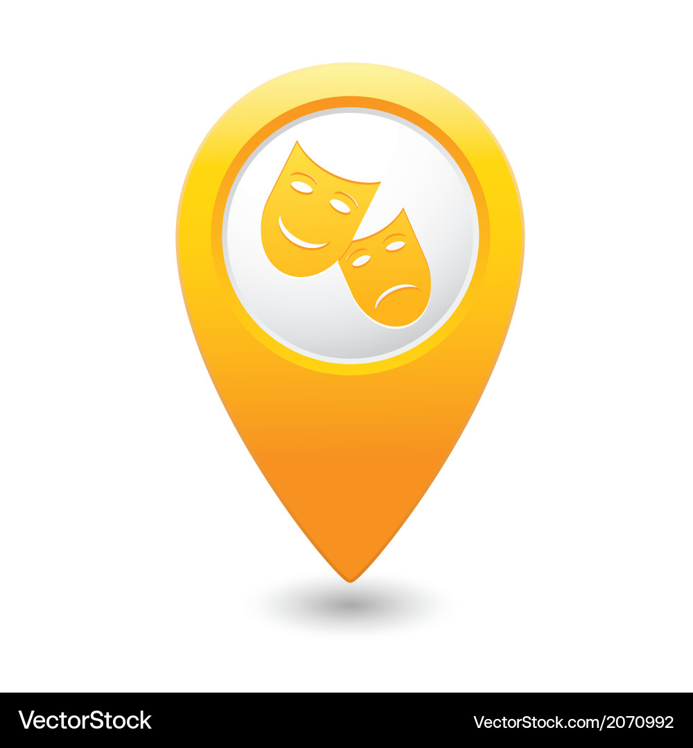 Theater Pointer Icon vector image