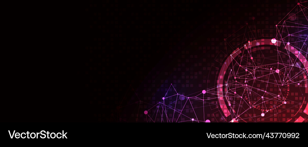 Wireframe background with plexus effect Wireframe background with plexus effect vector image