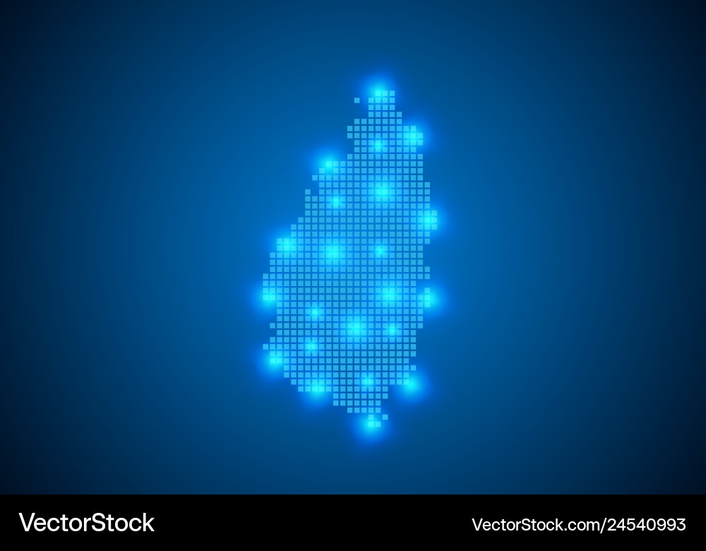 Abstract blue background with map internet line Abstract blue background with map internet line vector image
