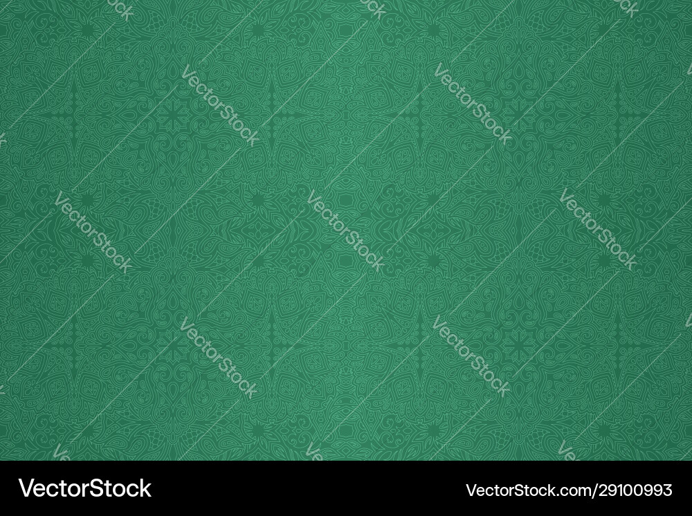 Green art with abstract linear seamless pattern Green art with abstract linear seamless pattern vector image