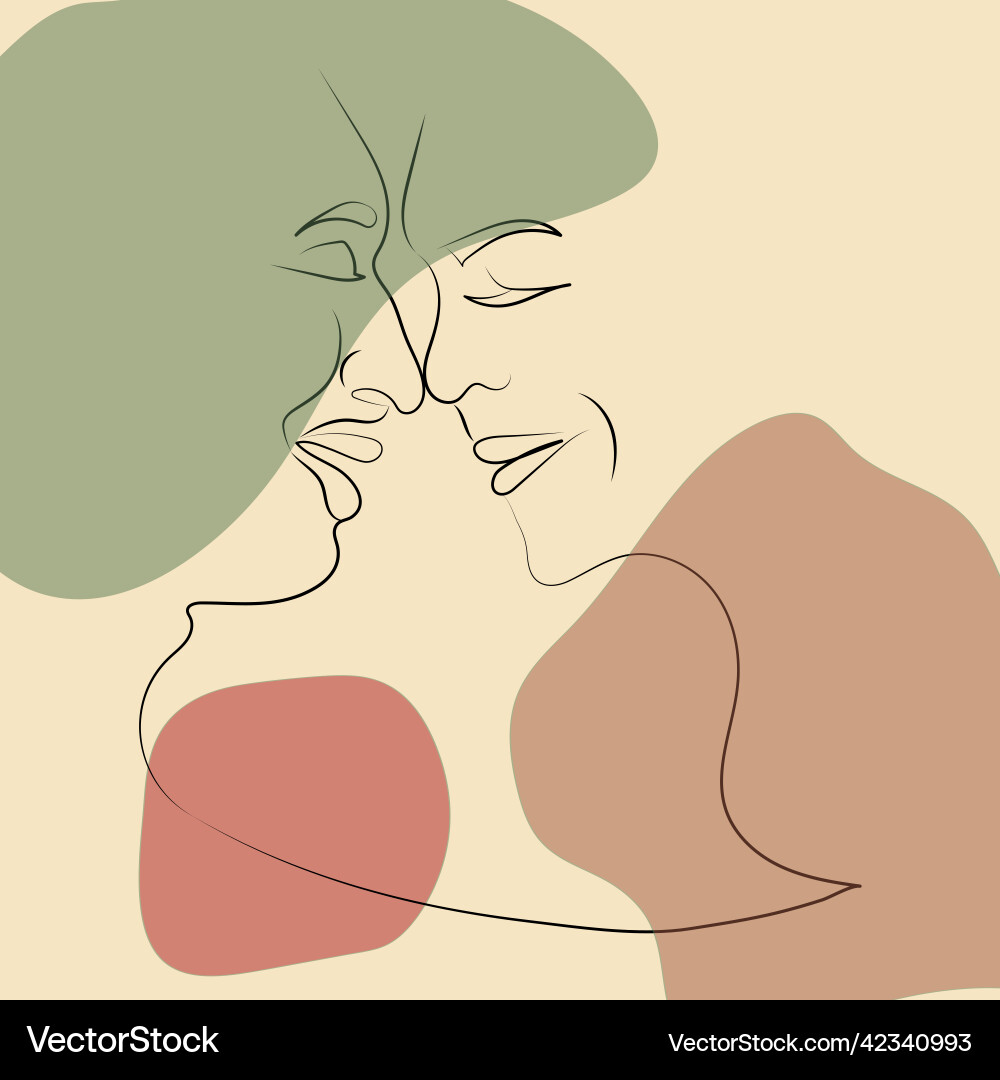 Modern abstract lines minimalistic men and women Modern abstract lines minimalistic men and women vector image
