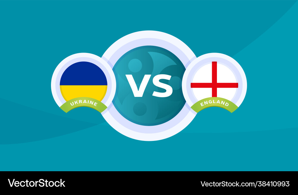 Ukraine vs england Fußball 2020 Ukraine vs england Fußball 2020 vektorbild