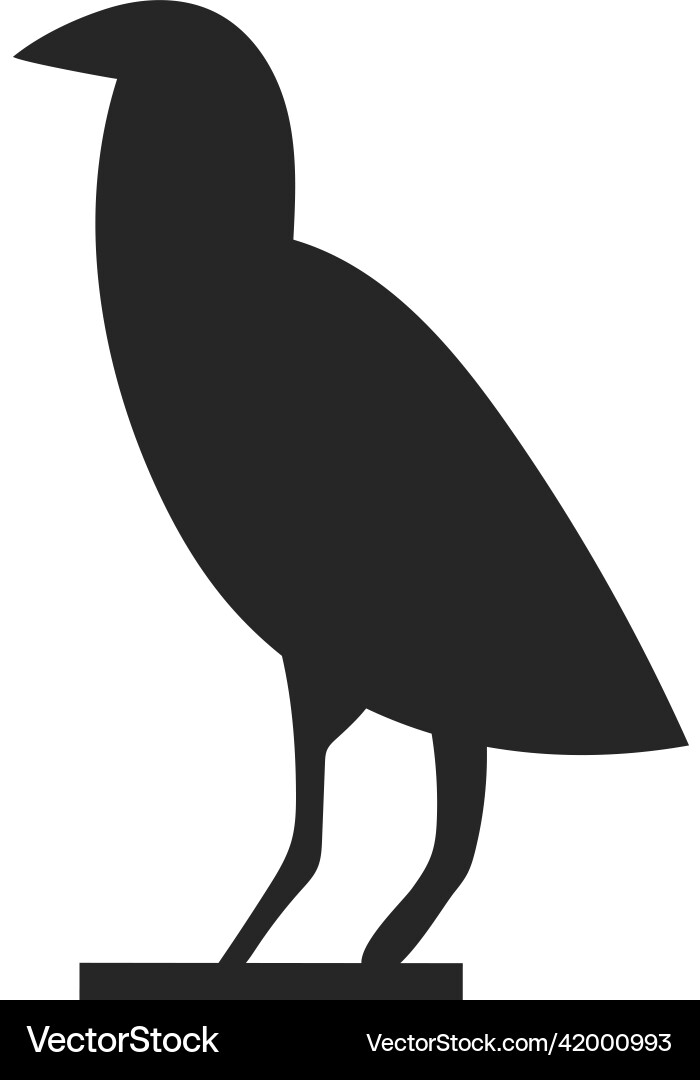 Vogel Ägypter Hieroglyph antike Kultur schwarz Vogel Ägypter Hieroglyph antike Kultur schwarz vektorbild