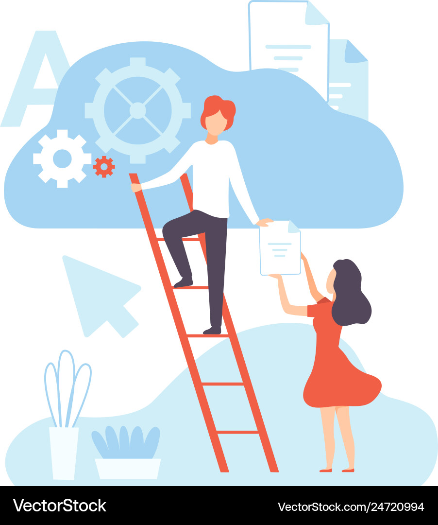 Digital content creating technology process Digital content creating technology process vector image