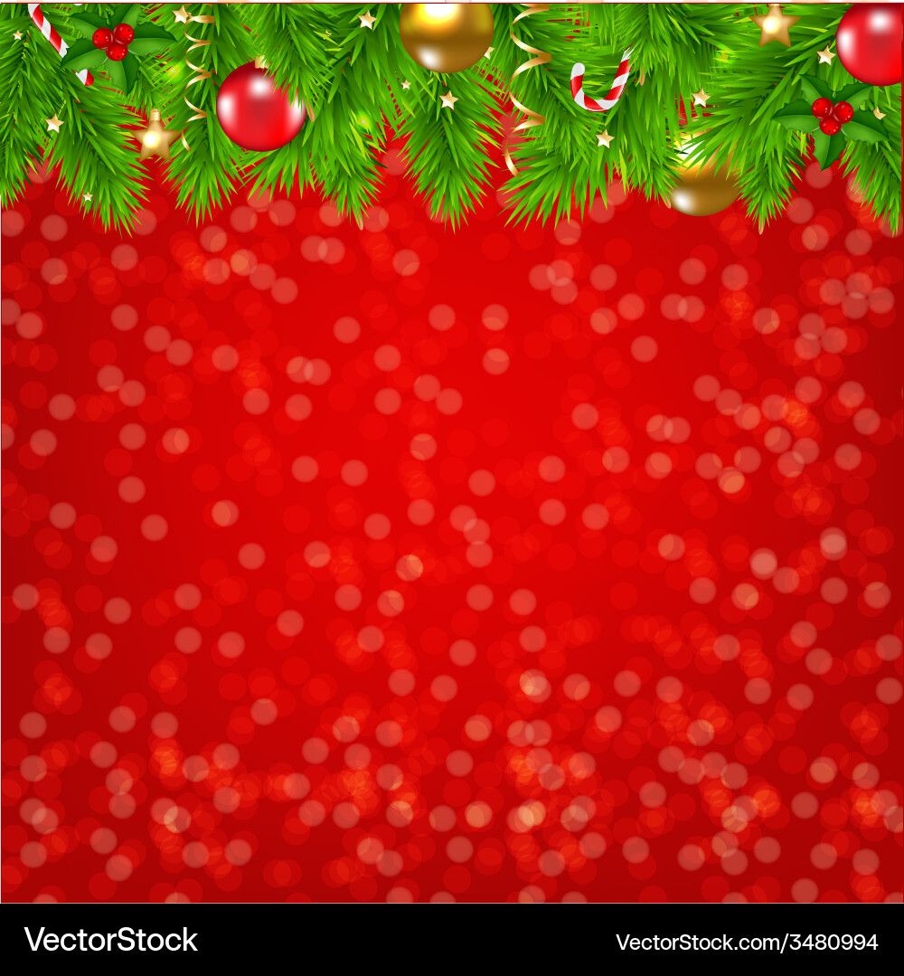 Fir tree frame Royalty Free Vector Image - VectorStock