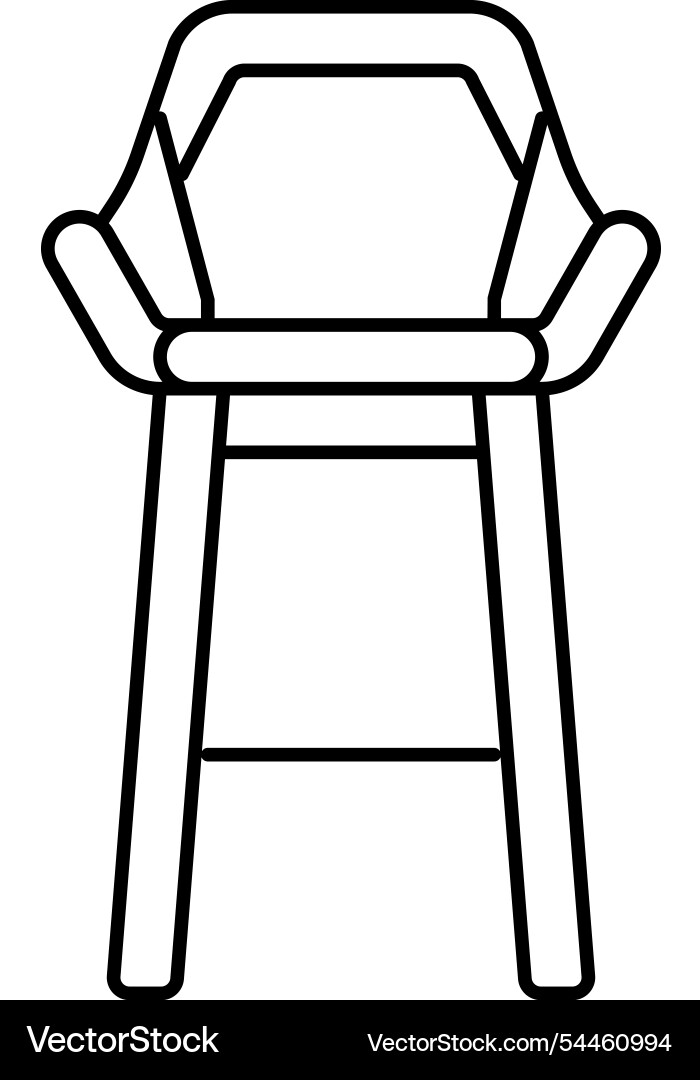 Fire pit table outdoor furniture line icon Fire pit table outdoor furniture line icon vector image
