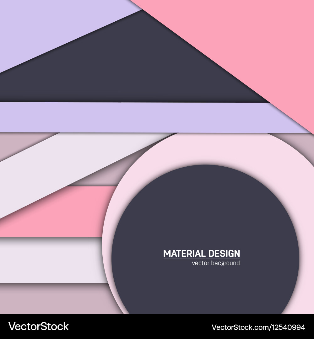 Material design background abstract vector image