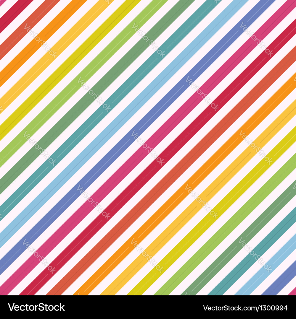 Multicolored Diagonal Stripes vector image