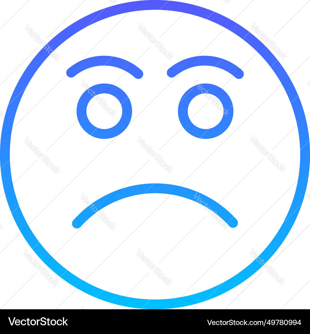 Poutine line gradient icon pictogram symbol visual vector image