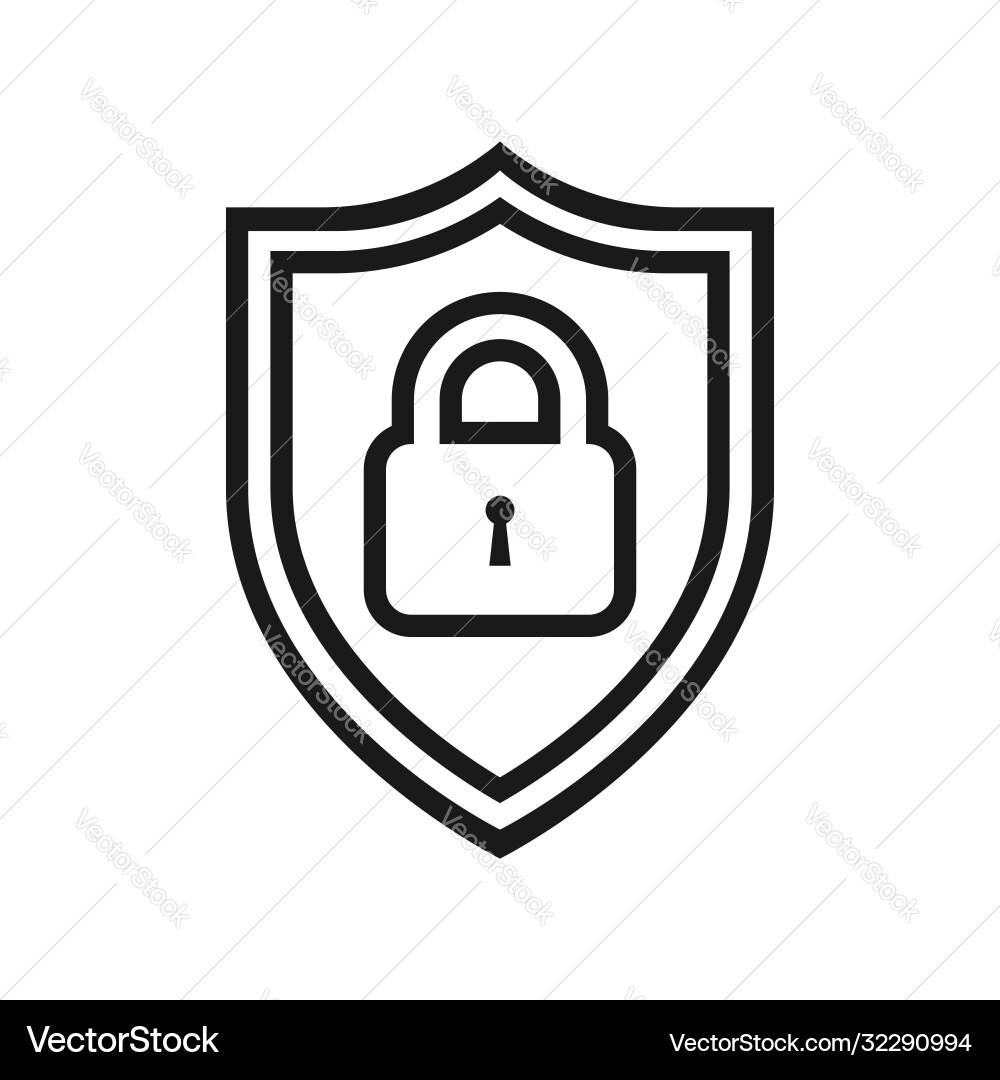 Protected network Royalty Free Vector Image - VectorStock