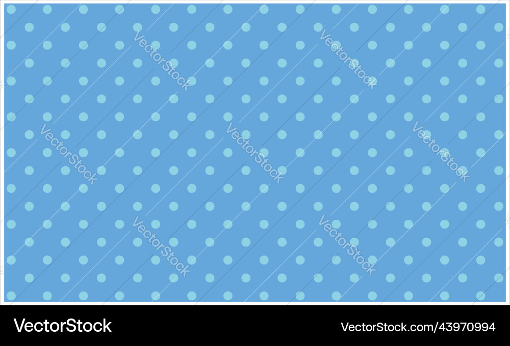 Simple blue background with regular dot pattern vector image