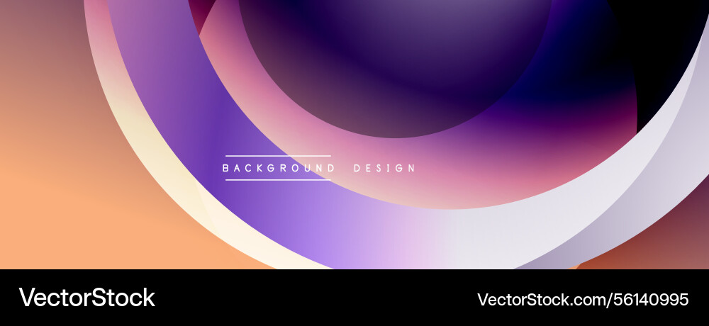 Abstract design overlapping circles create smooth Abstract design overlapping circles create smooth vector image