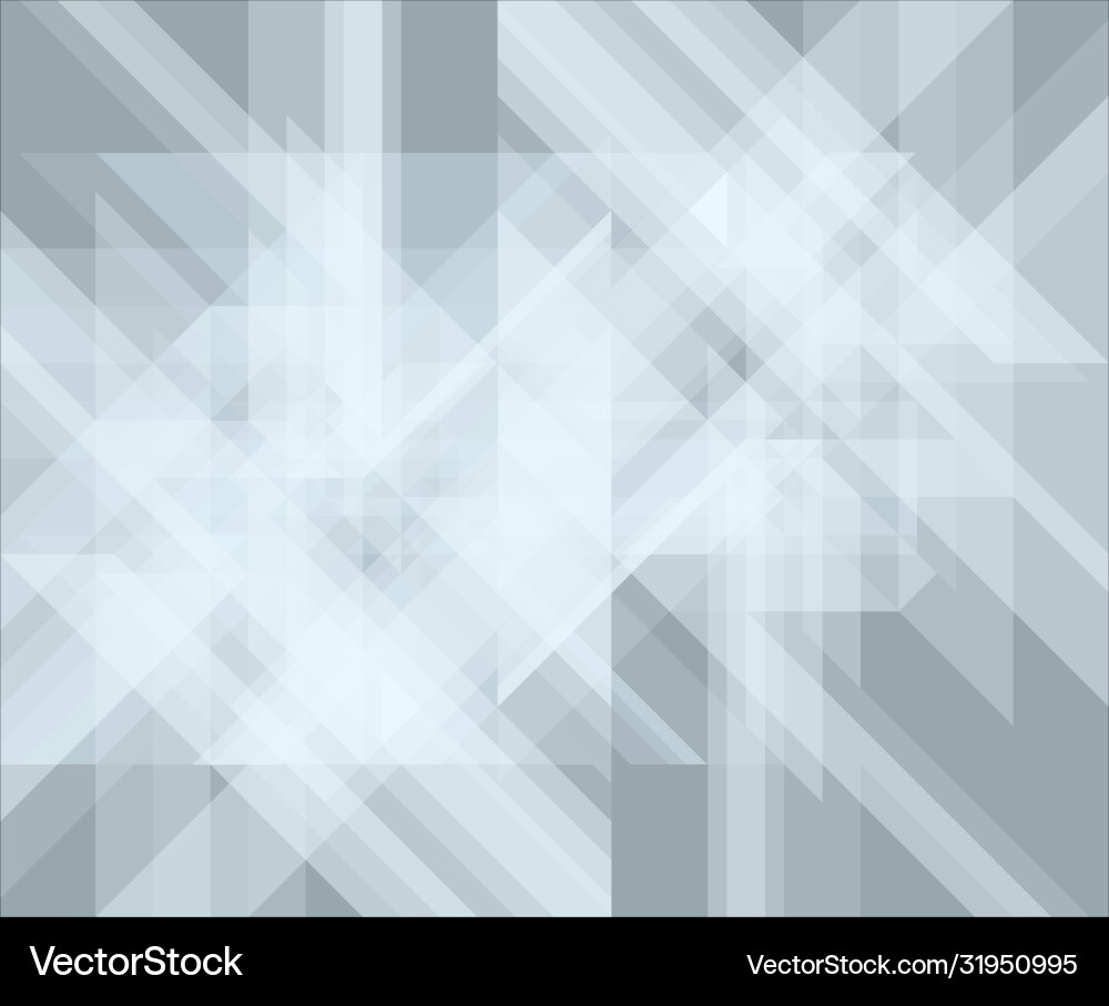 Abstract geometric banner with triangular pattern Vector Image