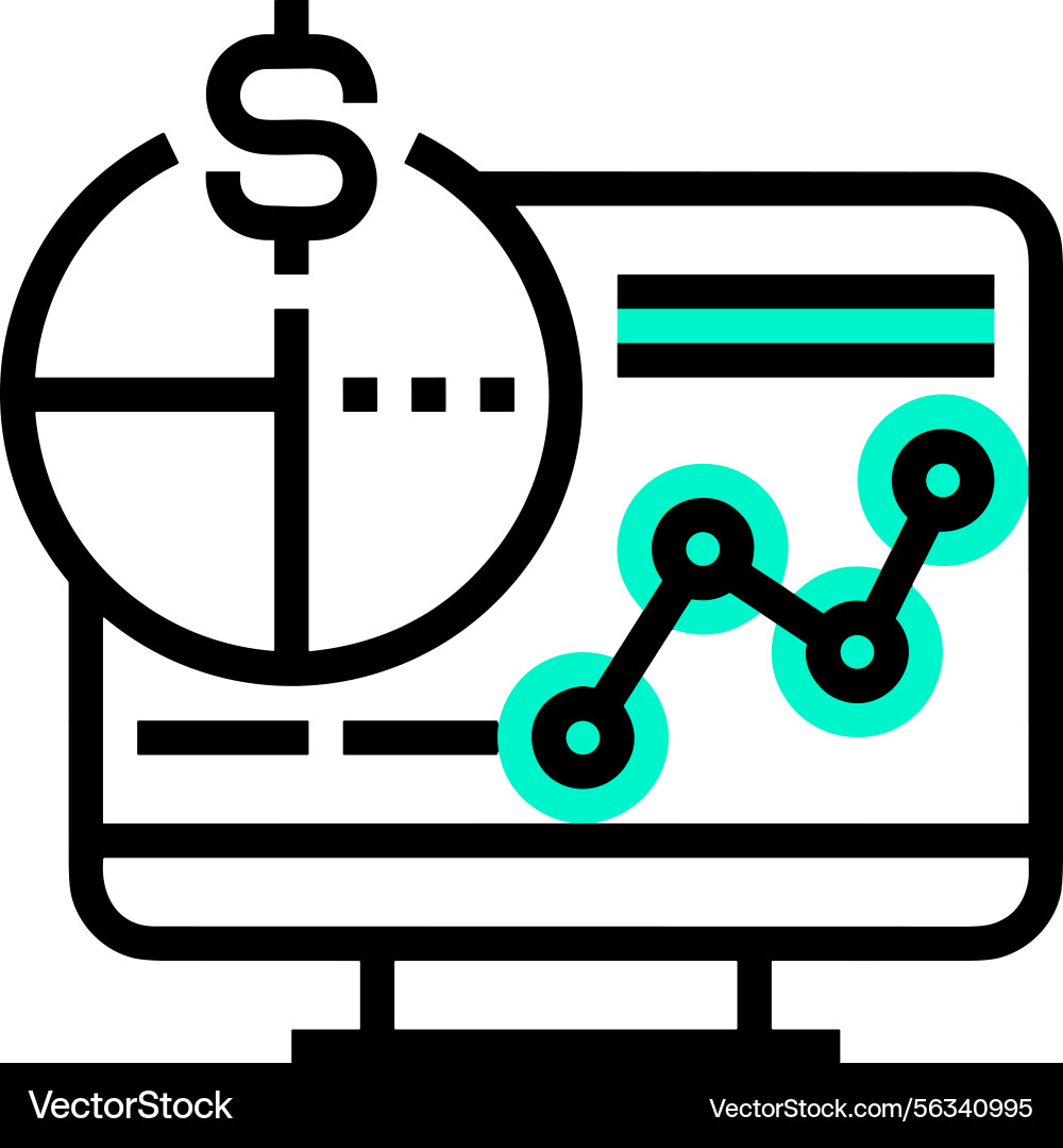 Computer icon symbol image Vector Image