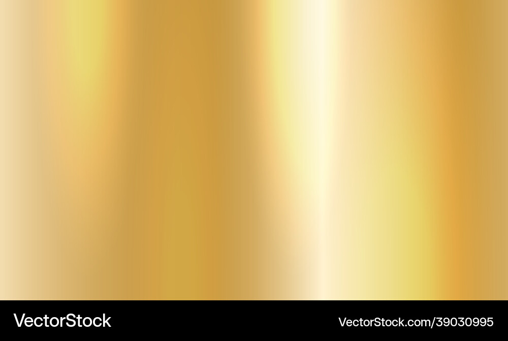 Gold gradient golden metal realistic plate Gold gradient golden metal realistic plate vector image