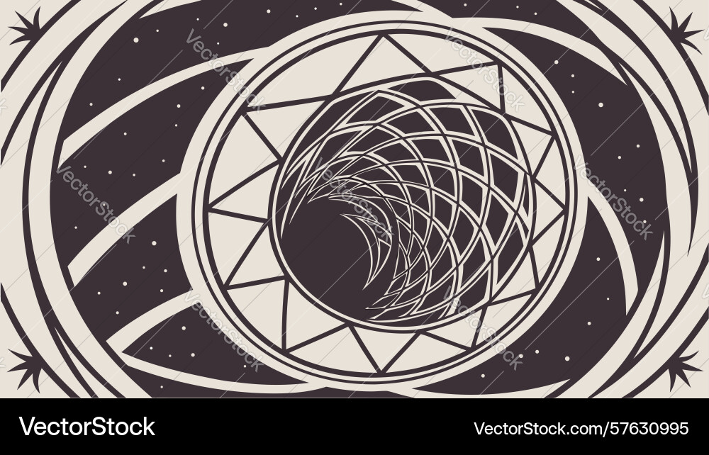 Optical vortex pattern design generative ai vector image