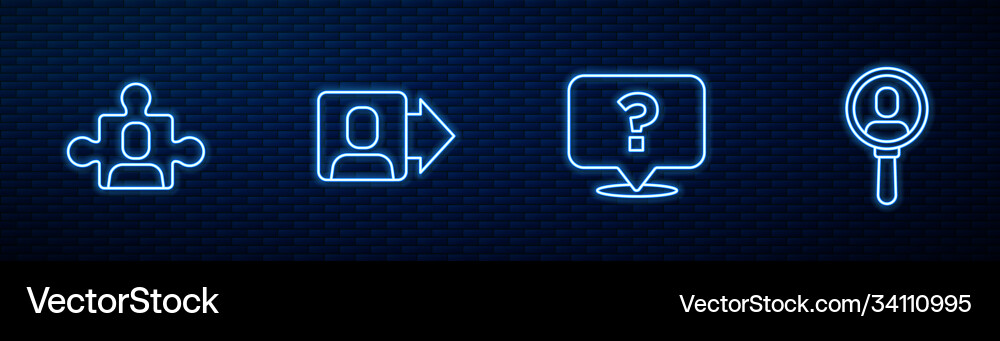 Set line question mark project team base Set line question mark project team base Vector Image
