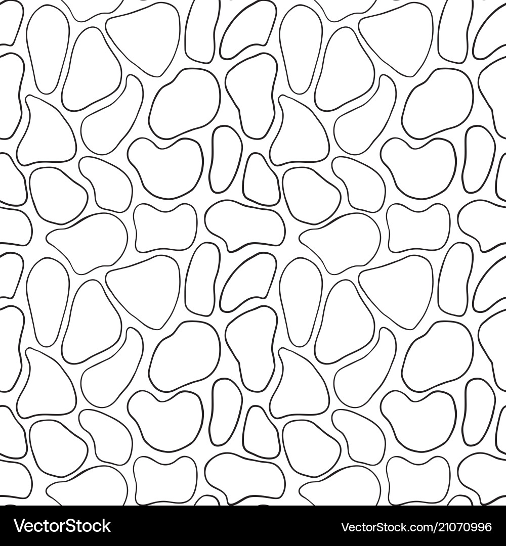Abstract Blob Outline Pattern vector image