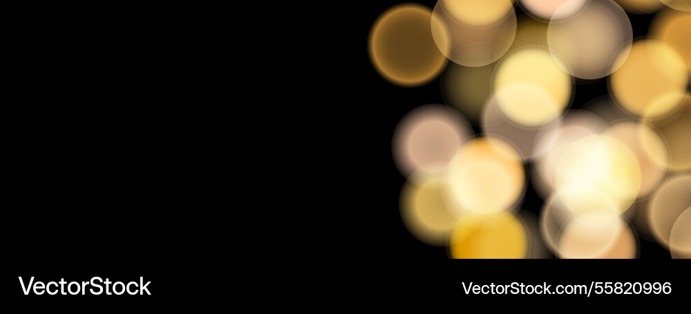 Abstract color shining bokeh isolated Vector Image