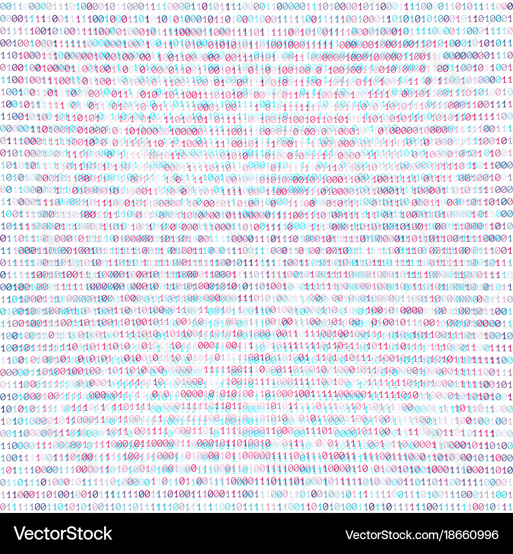 Binärcode abstrakter Hintergrund vektorbild