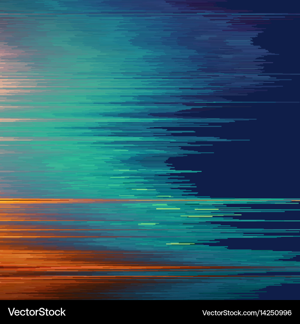 Glitch background digital image data vector image