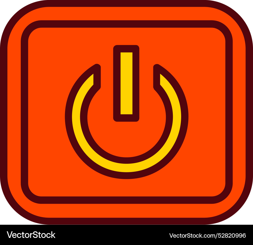 Power button icon design Vector Image
